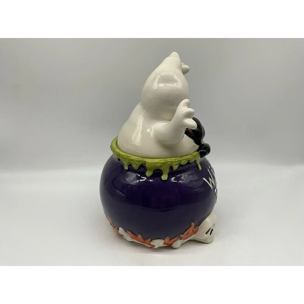 David's Cookies Vintage Halloween Witch's Brew Cookie Jar Kitchen Collectible